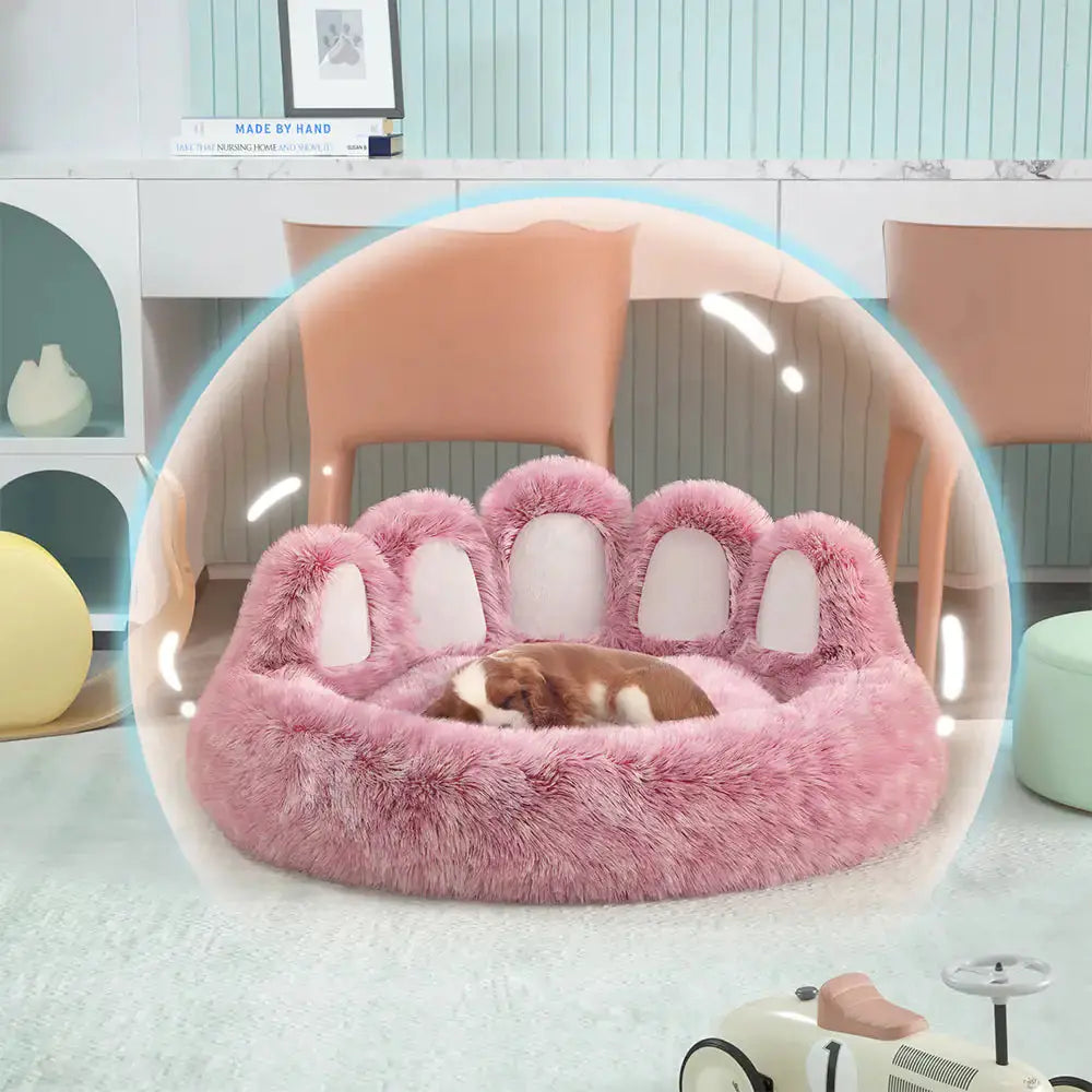 Long Plush Cat Bed My Store