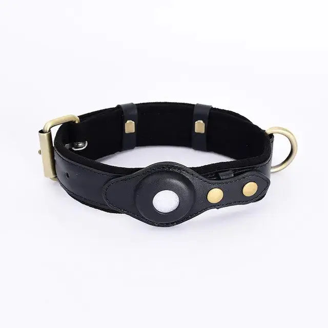 Leather Anti-Lost Dog Collar My Store