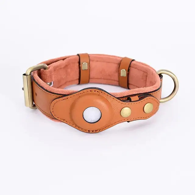 Leather Anti-Lost Dog Collar My Store